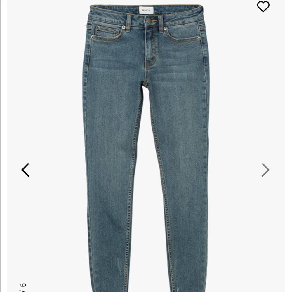 RVCA mid rise jeans